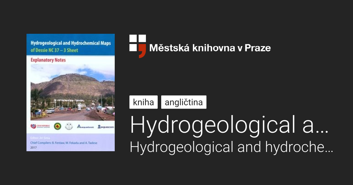 Hydrogeological and hydrochemical maps of Dessie NC 37-3 Sh ...