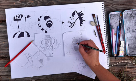Workshop - Ilustrace leporela
