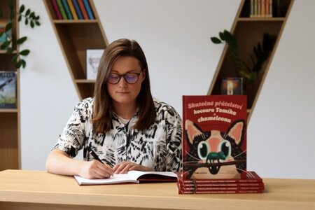 Literatura - Skutečné přátelství kocoura Tomíka a chameleona