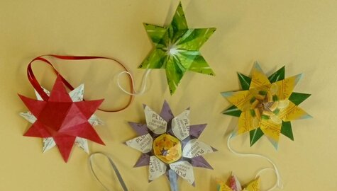 Výtvarná dílna - Vánoční tvořivá dílna: hvězdy z papíru