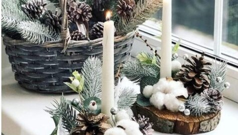 Workshop - Výroba svícnu na sváteční stůl – vánoční workshop