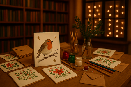 Výtvarná dílna - Vánoční přání – tvoříme pro radost