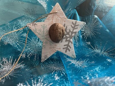 Výtvarná dílna - Vánoční ozdoba z ořechové skořápky