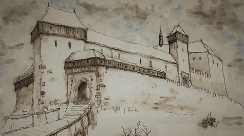 Kunratice hrad a zámek Městská knihovna v Praze