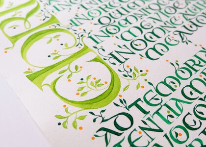 Workshop - Kaligrafie: Irská polounciála - druhá část - obsazeno