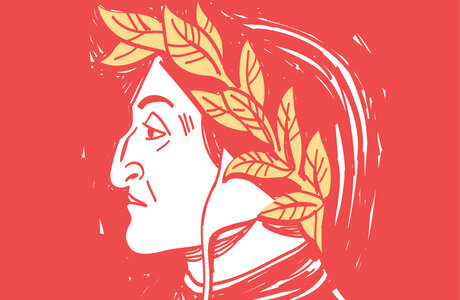 Literatura - Obrana poezie a nejstarší životopis Danta
