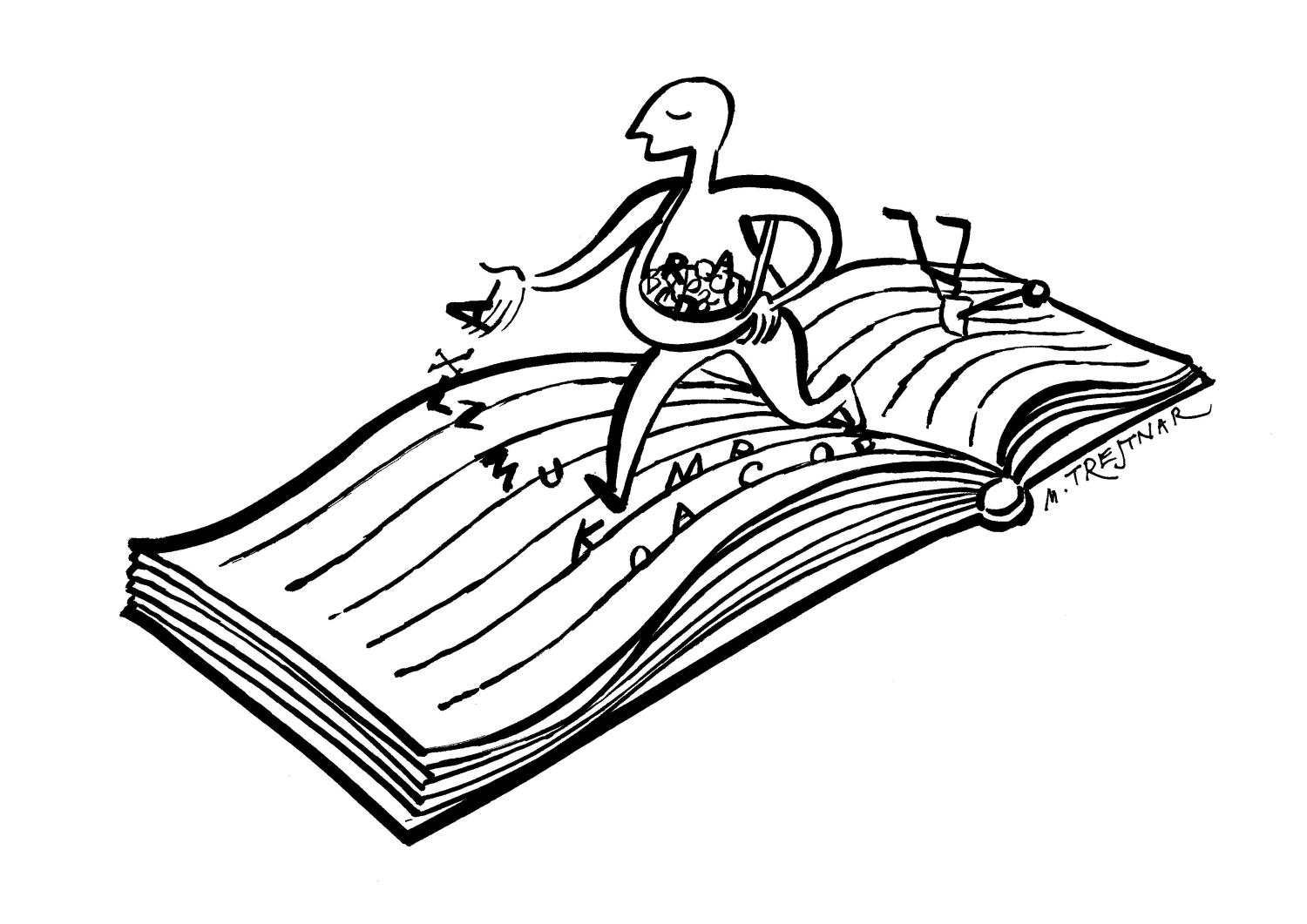 Mirek Trejtnar: Kresby knihomolné