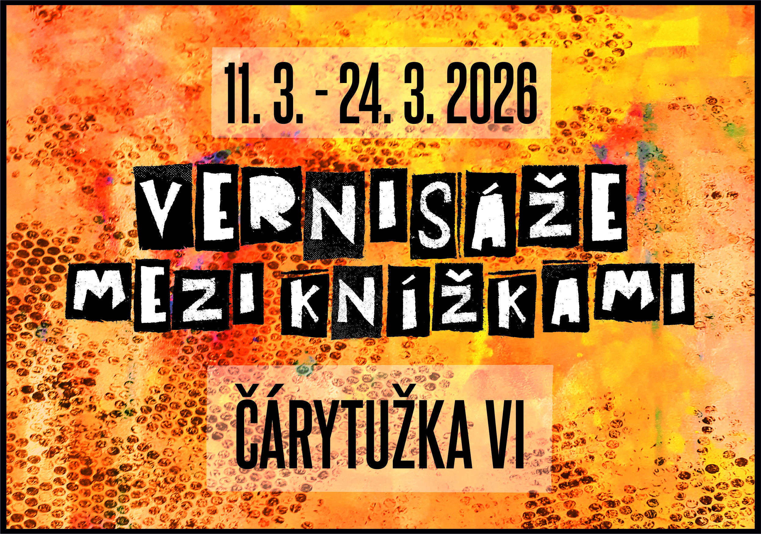 Vernisáž mezi knížkami: březen 2026