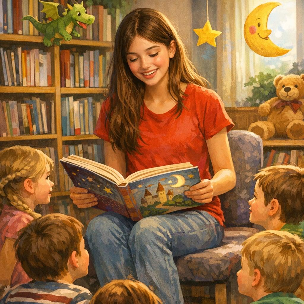 Čtení pro děti ve Školské