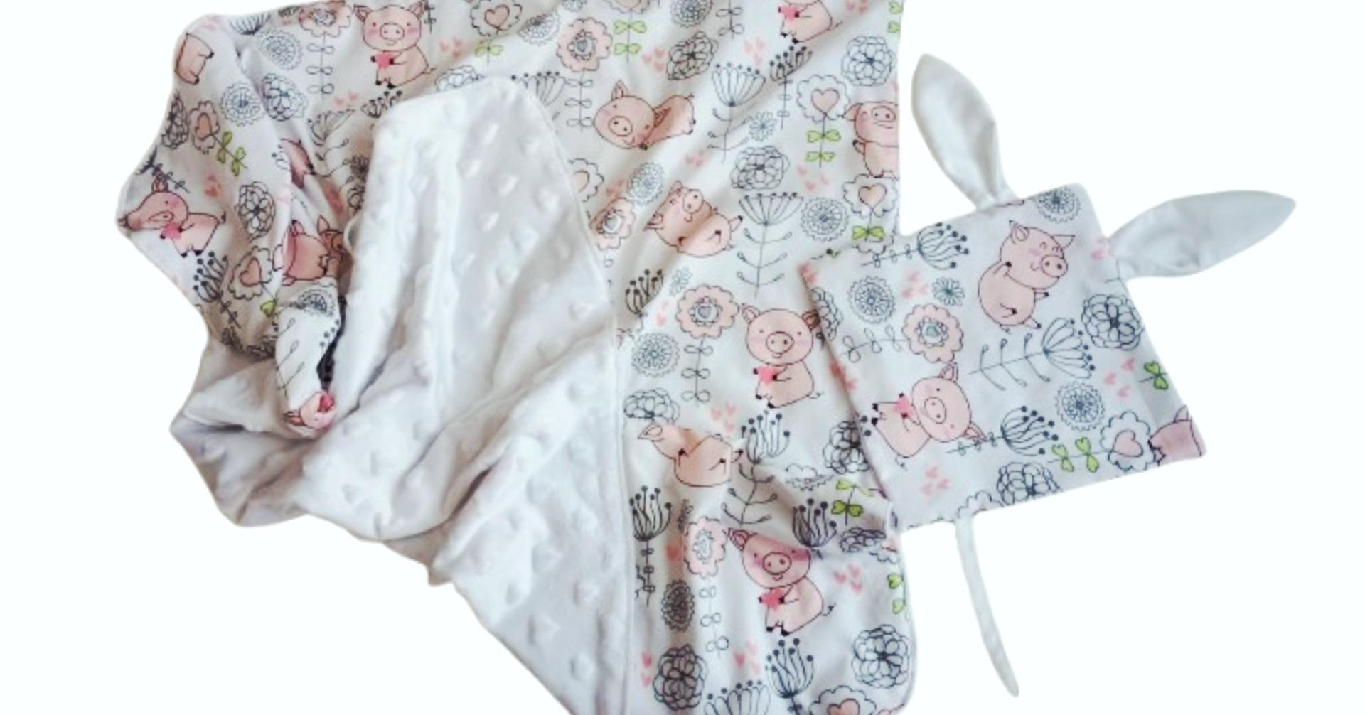 Deka a hračka pro miminko