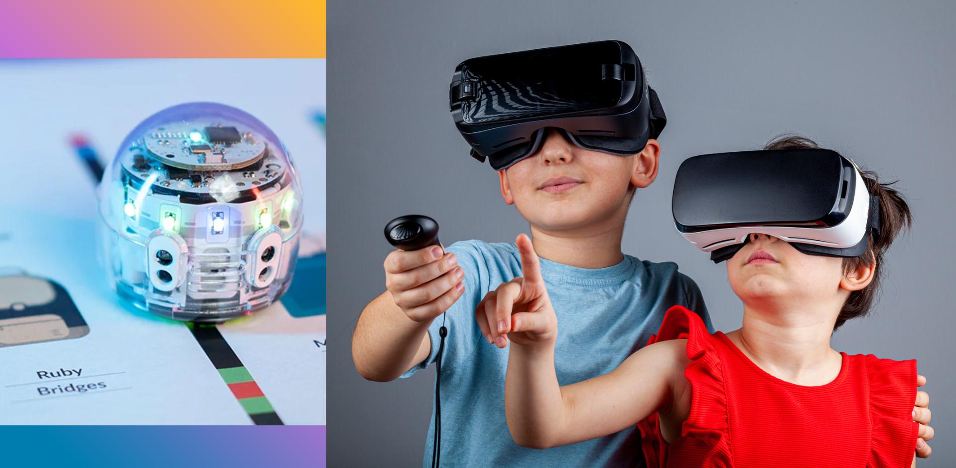 Den dětí s robůtky a virtuální realitou