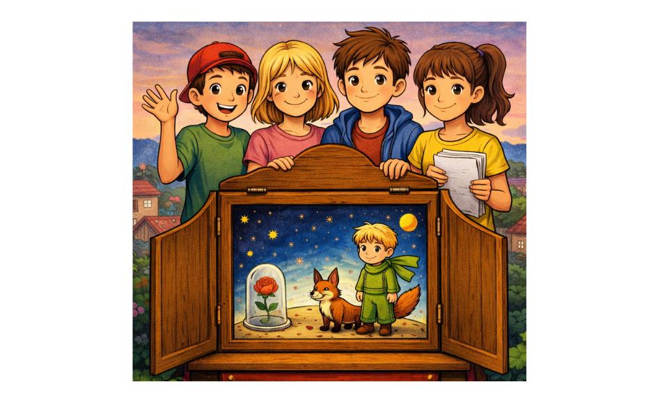 Malý princ – japonské pouliční divadlo Kamishibai