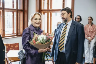 Dagmar Havlová a Tomáš Řehák