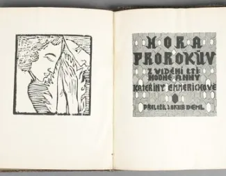 Hora poroků – titulní list a frontispice