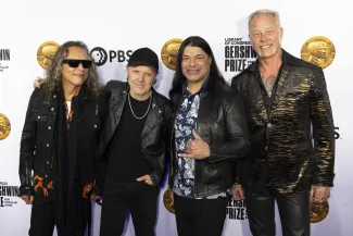 Metallica na slavnostním předávání ceny Gershwin Prize