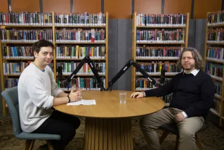 Michael Fiala s Branko Jelínkem ve Studiu MKP