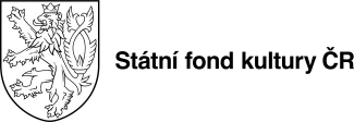 Státní fond kultury_Logo cernobile_cesky