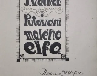 Titulní list ke knize Putování malého elfa